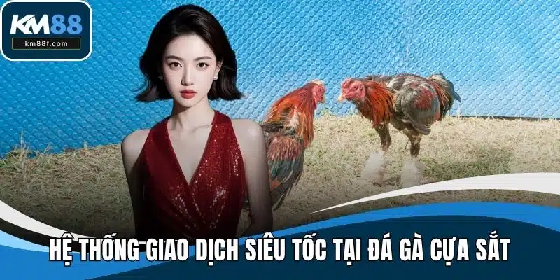 Hệ thống giao dịch siêu tốc tại đá gà cựa sắt