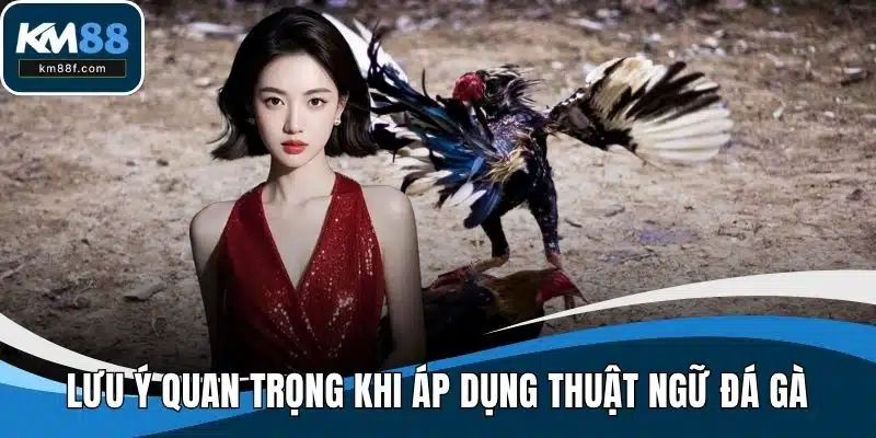 Lưu ý quan trọng khi áp dụng thuật ngữ đá gà