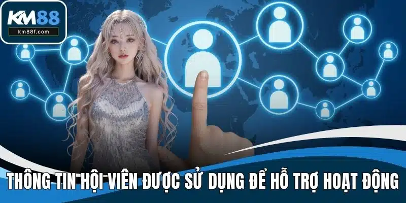 Thông tin hội viên được sử dụng để hỗ trợ các hoạt động vui chơi